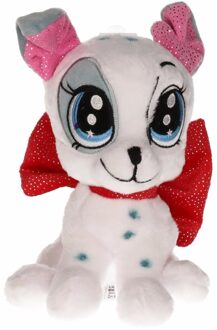 Disney pluche Dalmatier knuffel 17 cm - Knuffeldier Multikleur