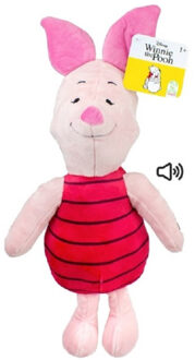 Disney pluche knuffel Knorretje varken uit Winnie de Pooh - met geluid - 30 cm - Bekende figuren Multi