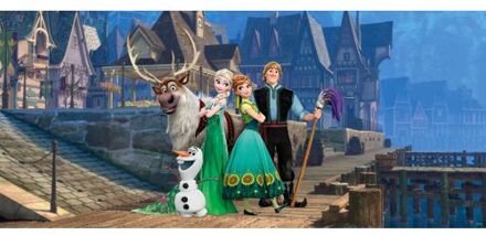 Disney Poster Frozen Blauw, Groen En Bruin - 202 X 90 Cm - 600885