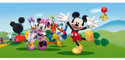 Disney Poster Mickey Mouse Blauw En Groen - 202 X 90 Cm - 600877