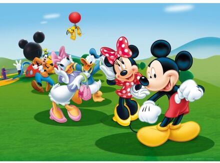 Disney Poster Mickey Mouse Groen, Blauw En Rood - 160 X 110 Cm - 600651