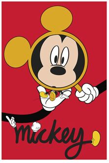 Disney Poster Mickey Mouse Rood - 40 X 50 Cm - 610120