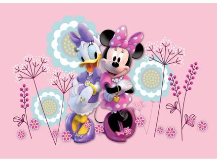Disney Poster Minnie Mouse & Katrien Duck Roze - 160 X 110 Cm - 600670