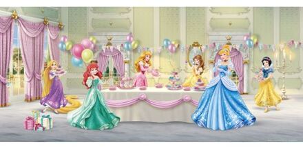 Disney Poster Prinsessen Groen, Roze En Geel - 202 X 90 Cm - 600880