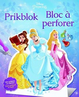 Disney prikblok Princess / bloc à perforer Princesse + met prikpen en viltmat - Boek Deltas Centrale uitgeverij (9044749536)