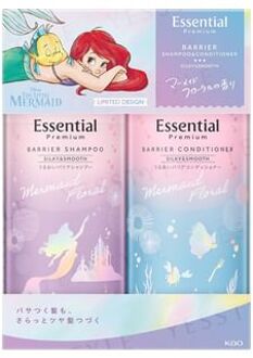Disney Princess Ariel Essential Premium Barrier Silky & Smooth Shampoo & Conditioner Set 1 set