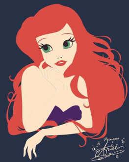 Disney Princess Colour Silhouette Ariel Hoodie - Navy - L