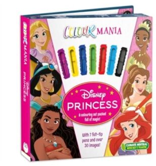 Disney Princess: Colourmania - Colouring Book And Felt-Tip Pens - Walt Disney