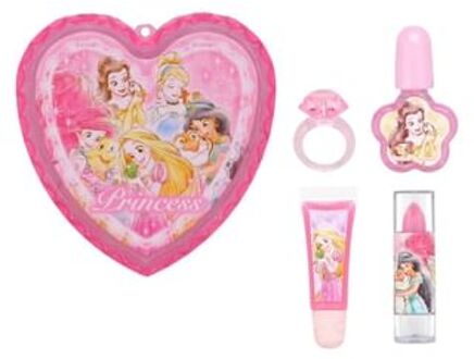 Disney Princess Heart Case Cosmetic Set 5 pcs