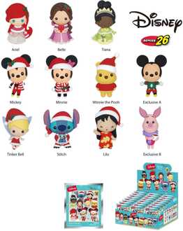 Disney PVC Bag Clips Disney Christmas Series 26 Display (24)