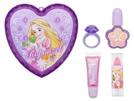 Disney Rapunzel Heart Case Cosmetic Set 5 pcs