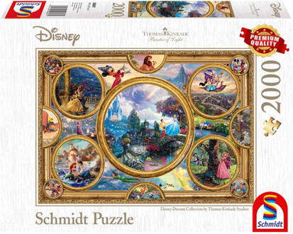 Disney Schmidt Spiele Puzzel Disney Dreams Collection, 2000 Stukjes