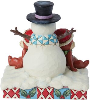 Disney Snow Much Fun! (Chip 'n' Dale With Snowman Figurine) (14cm)