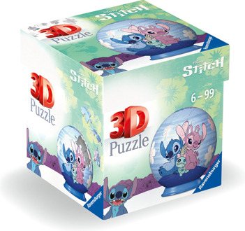 Disney Stitch, Angel and Scrump 3D Puzzelbal (55 stukjes)