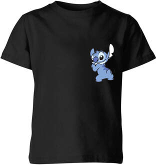 Disney Stitch Backside kinder t-shirt - Zwart - 110/116 (5-6 jaar)