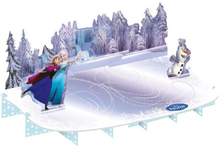 Disney taartplateau Frozen 50 x 27 cm blauw
