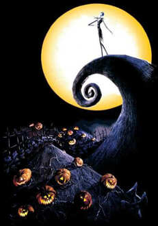 Disney The Nightmare Before Christmas Jack Skellington Pumpkin King Colour Women's Black Sweatshirt - M