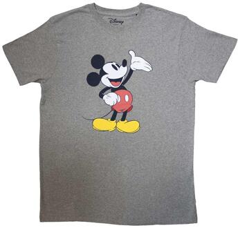 Disney Uniseks volwassen onthulling Mickey Mouse T-shirt (Grijs) - XL