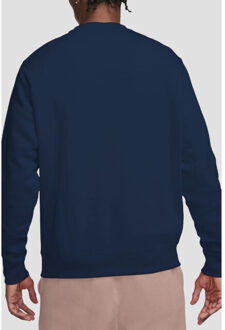 Disney Unisex mickey mouse classic walk sweatshirt voor volwassenen Blauw - XL