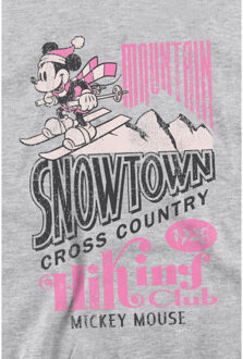 Disney Unisex volwassen snowtown ski mickey mouse sweatshirt - maat S Grijs