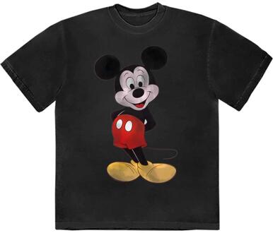 Disney Unisex volwassen Stance Mickey Mouse T-Shirt (Zwart)