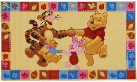 Disney Vloerkleed Winnie The Pooh En Vrienden 140 X 80 Cm Multikleur
