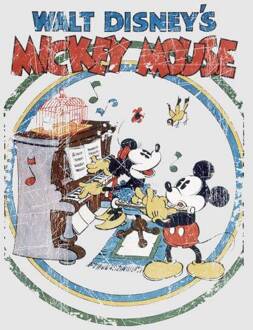 Disney Walt Disney's Mickey Mouse Dames T-shirt - Grijs - 3XL - Grijs