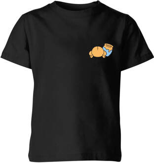 Disney Winnie de Poeh Backside kinder t-shirt - Zwart - 110/116 (5-6 jaar) - Zwart - S
