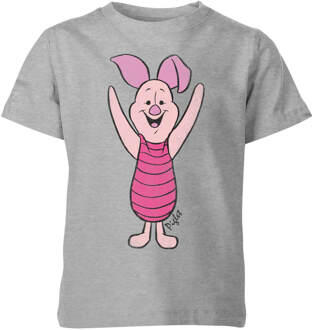 Disney Winnie de Poeh Knorretje Classic Kinder T-Shirt - Grijs - 134/140 (9-10 jaar) - L