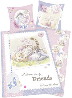 Disney Winnie The Pooh Dekbedovertrek winnie de pooh pastel