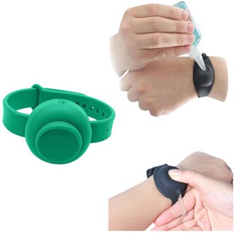 Dispensador Gel Handdesinfecterend Ontsmettingsmiddel Dispenser Siliconen Armband Polsbandje Hand Wearable Hand Purell Sanitizer Dispenser