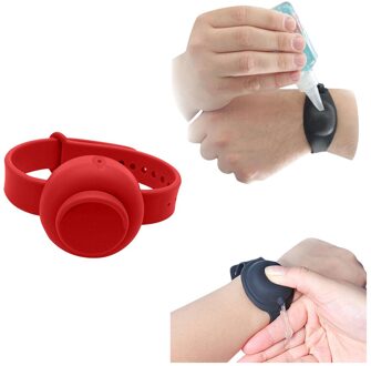 Dispensador Gel Handdesinfecterend Ontsmettingsmiddel Dispenser Siliconen Armband Polsbandje Hand Wearable Hand Purell Sanitizer Dispenser