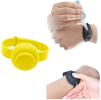 Dispensador Gel Handdesinfecterend Ontsmettingsmiddel Dispenser Siliconen Armband Polsbandje Hand Wearable Hand Purell Sanitizer Dispenser