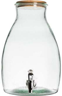 Dispenser glas 5,5L Transparant