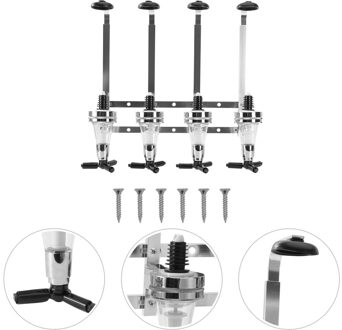 Dispenser Machine Wall Mounted 4-Station Drinken Schenker Thuis Bar Gereedschap Voor Bier Soda Coke Fizzy Soda
