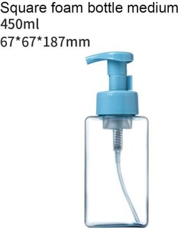 Dispenser Pomp Fles Zeep Lege Mousse Schuim Reizen Badkamer Plastic Schuim Fles Hervulbare 150Ml/300Ml/450ml