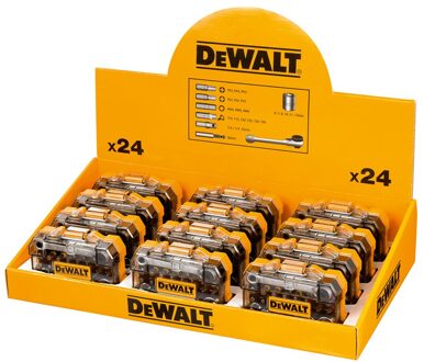 Display 12x 32-delige doppen-/schroefbitset - DT71516M-QZ