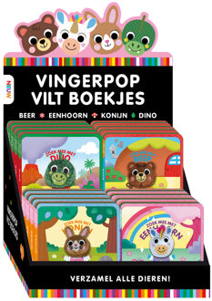 Display Kijk, voel & vind vingerpop viltboekjes 4 x 4 ex. - Imagebooks Factory (ISBN: 9789464087666)