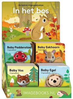 Display Vingerpopboekjes In het bos - 4 x 4 ex. - Imagebooks Factory (ISBN: 9789464087314)