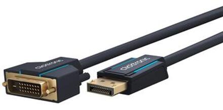 DisplayPort / DVI Aansluitkabel [1x DisplayPort stekker - 1x DVI-stekker 24+1-polig] 2.00 m Blauw