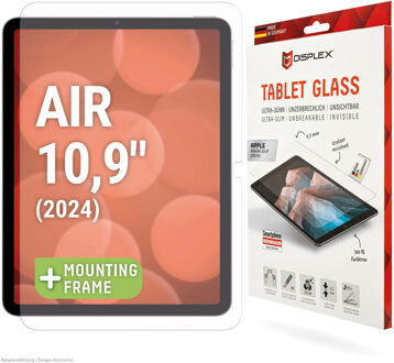 DISPLEX Glass Screenprotector voor de Apple iPad Air 11 inch (2025) M3 / (2024) M2 Transparant