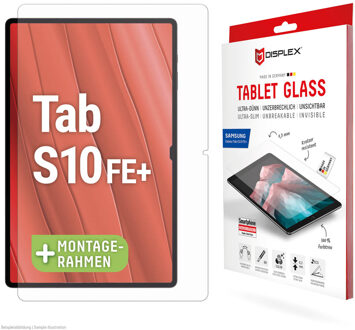 DISPLEX Glass Screenprotector voor de Samsung Galaxy Tab S10 FE Plus Transparant