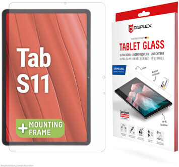 DISPLEX Glass Screenprotector voor de Samsung Galaxy Tab S11 Ultra Transparant