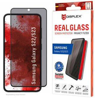 DISPLEX Screenprotector Privacy Glass voor de Samsung Galaxy S23 Transparant