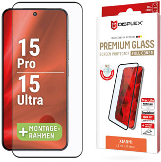 DISPLEX Screenprotector Real Glass Full Cover voor de Xiaomi 15 Ultra Transparant