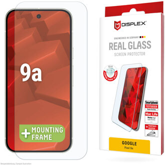 DISPLEX Screenprotector Real Glass voor de Google Pixel 9A Transparant