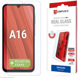DISPLEX Screenprotector Real Glass voor de Samsung Galaxy A16 Transparant