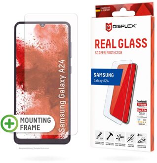 DISPLEX Screenprotector Real Glass voor de Samsung Galaxy A25 Transparant