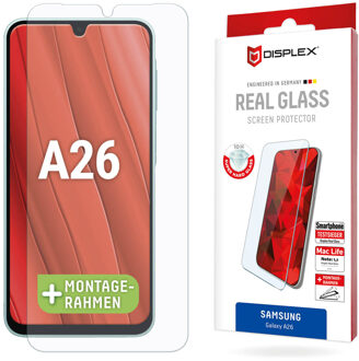 DISPLEX Screenprotector Real Glass voor de Samsung Galaxy A26 Transparant