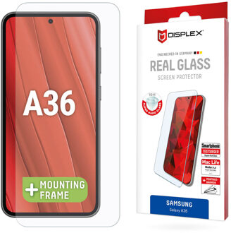 DISPLEX Screenprotector Real Glass voor de Samsung Galaxy A36 Transparant